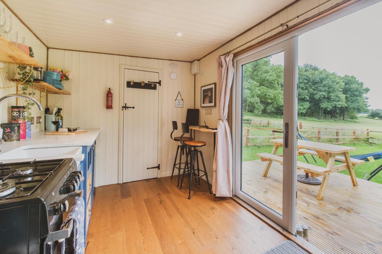 Hidden Wood Glamping And The Hideaway Cabin ワーミンスター エクステリア 写真